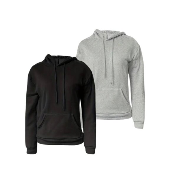 Pullover Hooded 2 pcs Sweatshirts - Picture 1 of 3